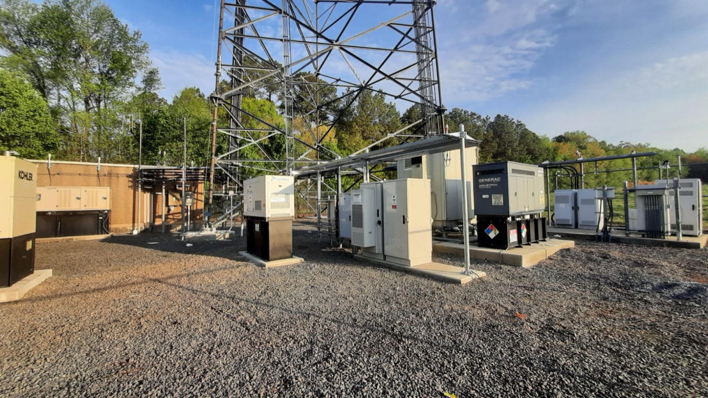 Completed Rockpoint macro tower site in Southern Maryland